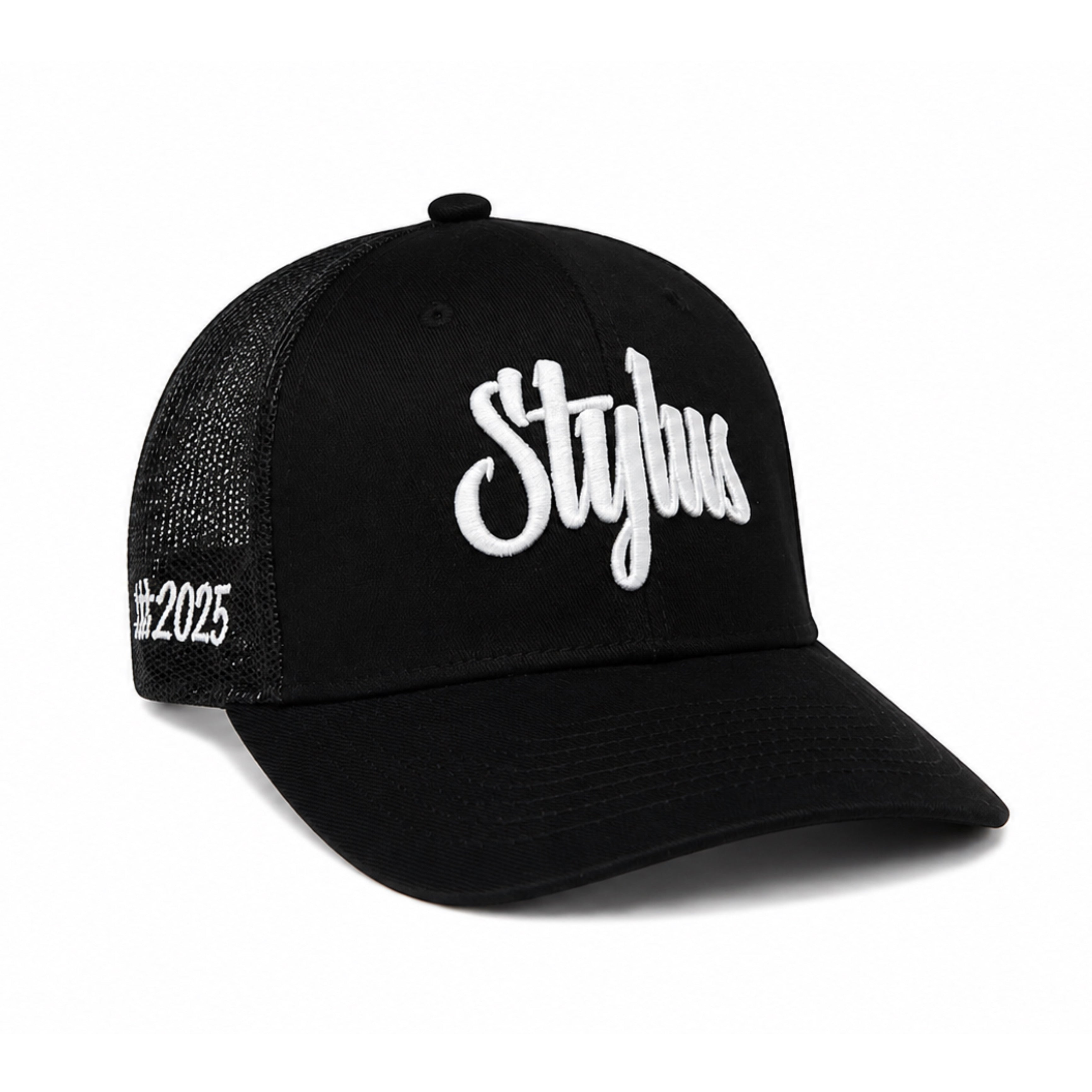 Stylus Black And White Cap