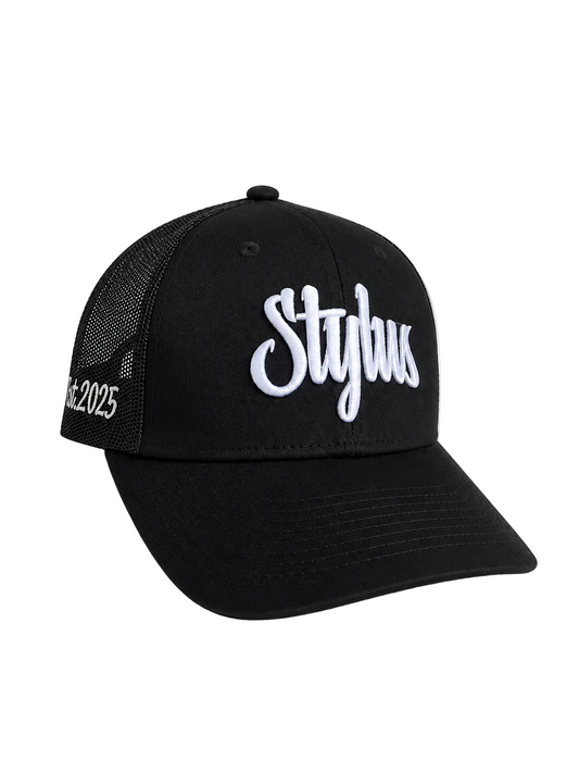 Stylus Black And White Cap